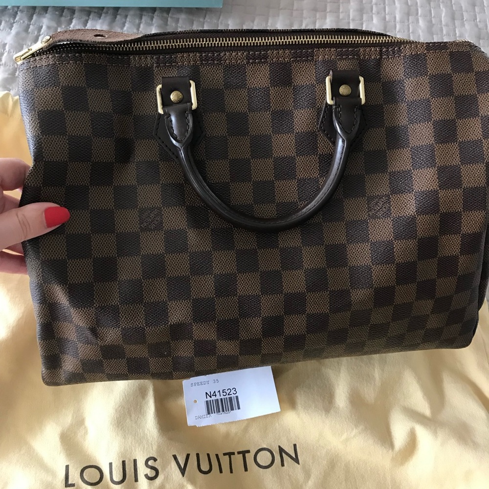 Louis Vuitton Speedy 35 Damier Ebene